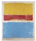 Blue Wall Art - Untitled Yellow Red and Blue 1953